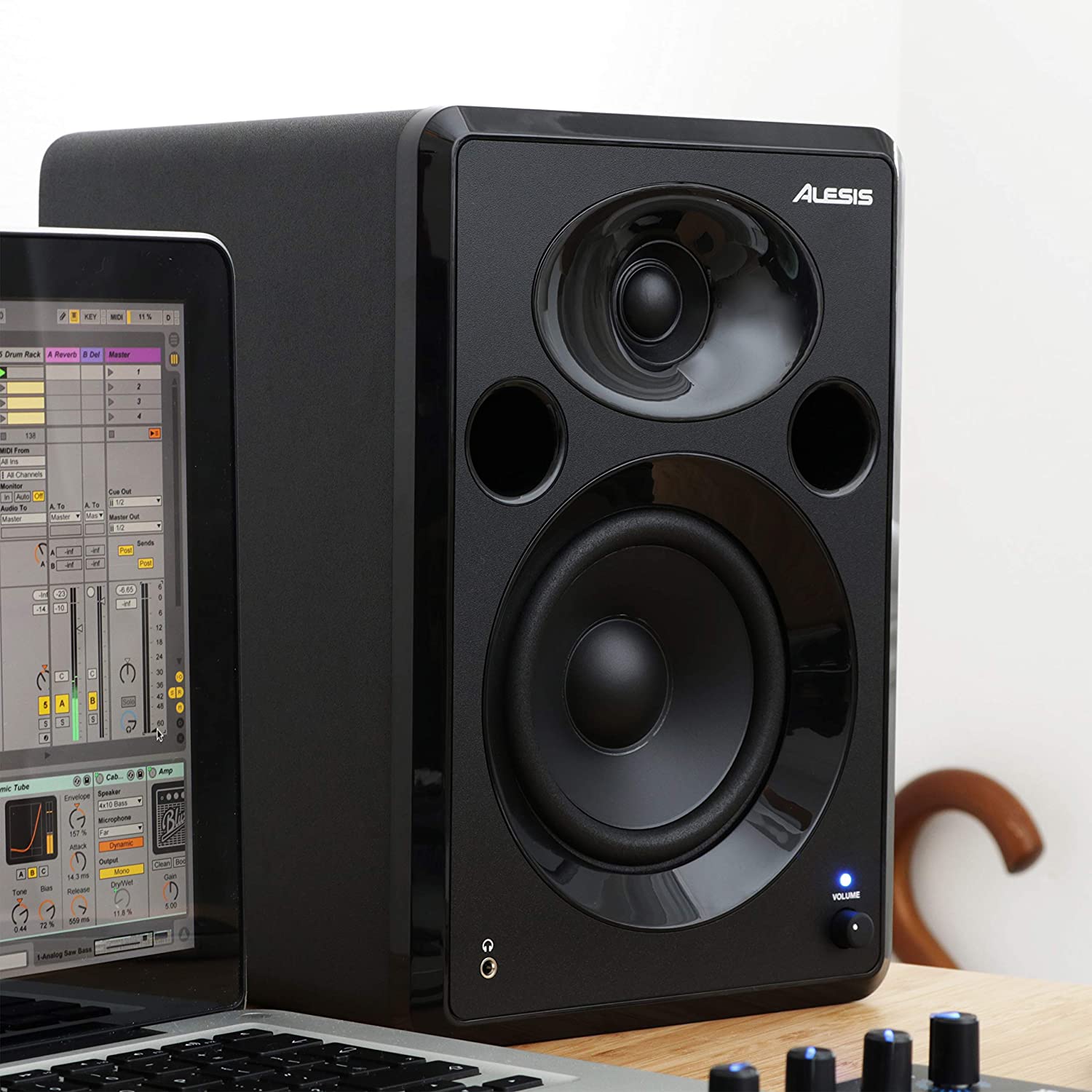 Alesis Elevate 5 MKII  Powered Desktop Studio Speakers for Home Studios/Video-Editing/Gaming and Mobile Devices. 