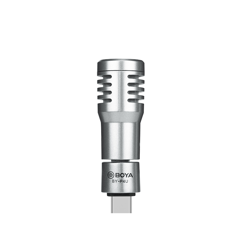 BOYA BY-P4U Omnidirectional Condenser Plug and Play Microphone Type-C Mini Mic for Android Smartphone Tablets Vlog Broadcast. 