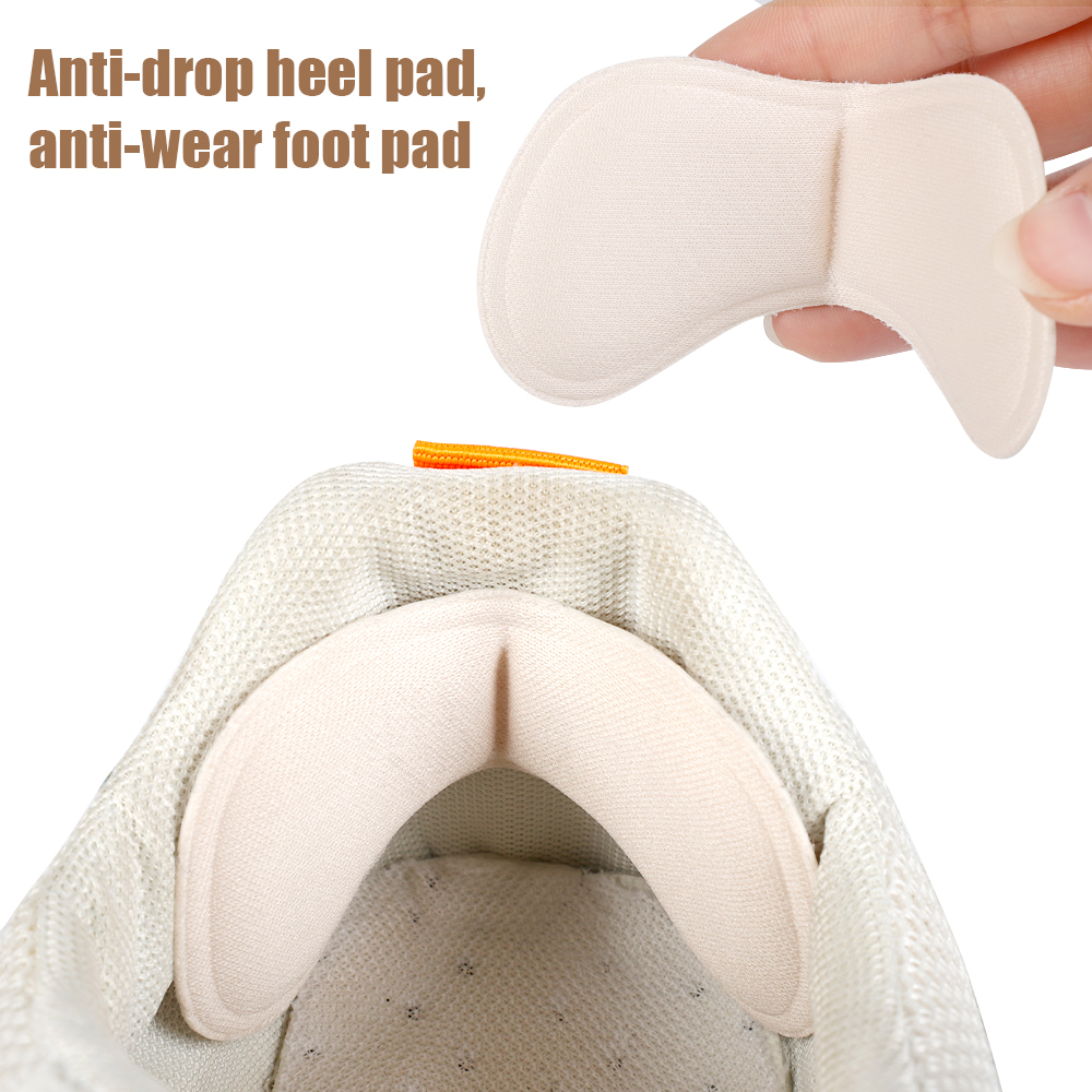 Enhance Shoe Comfort with Self-Adhesive Heel Cushion Pads - 3 Pairs. 
