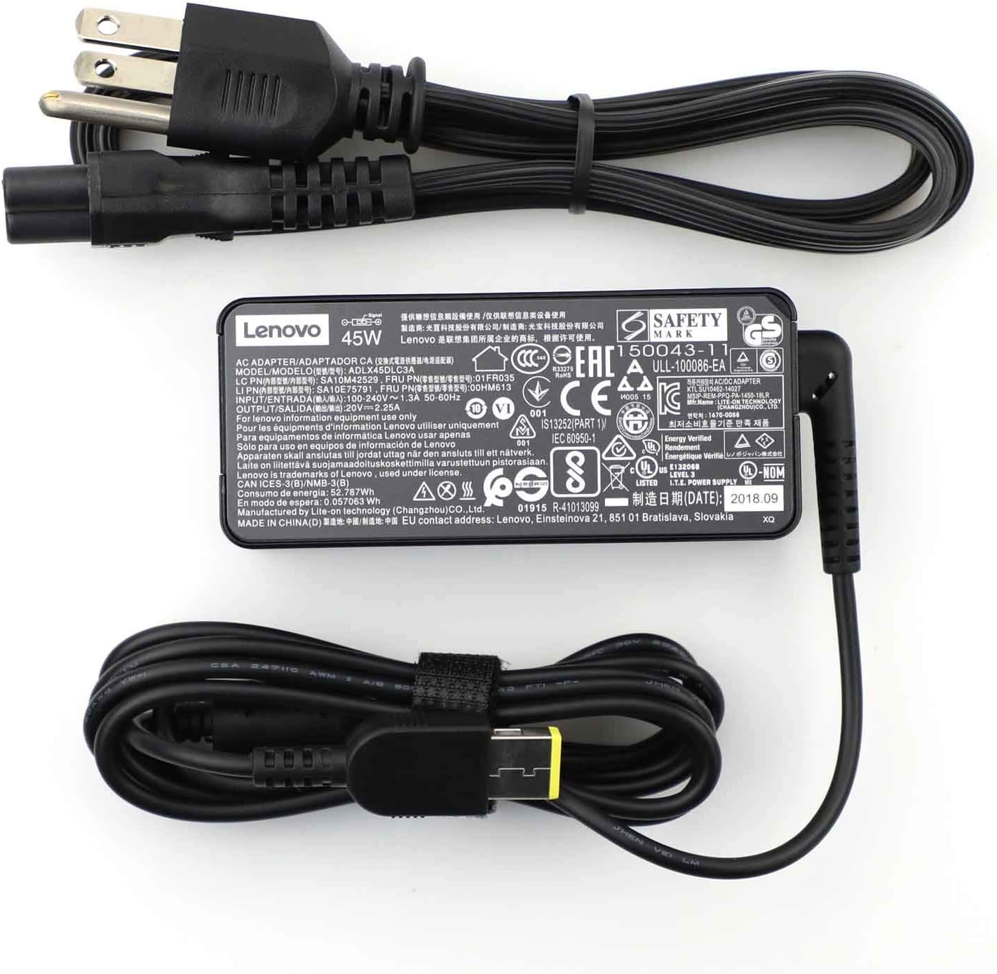 LENOVO & ThinkPad USB TYPE E450, E450c Laptop Adapter 65 watt ও 20 volt Charger. 
