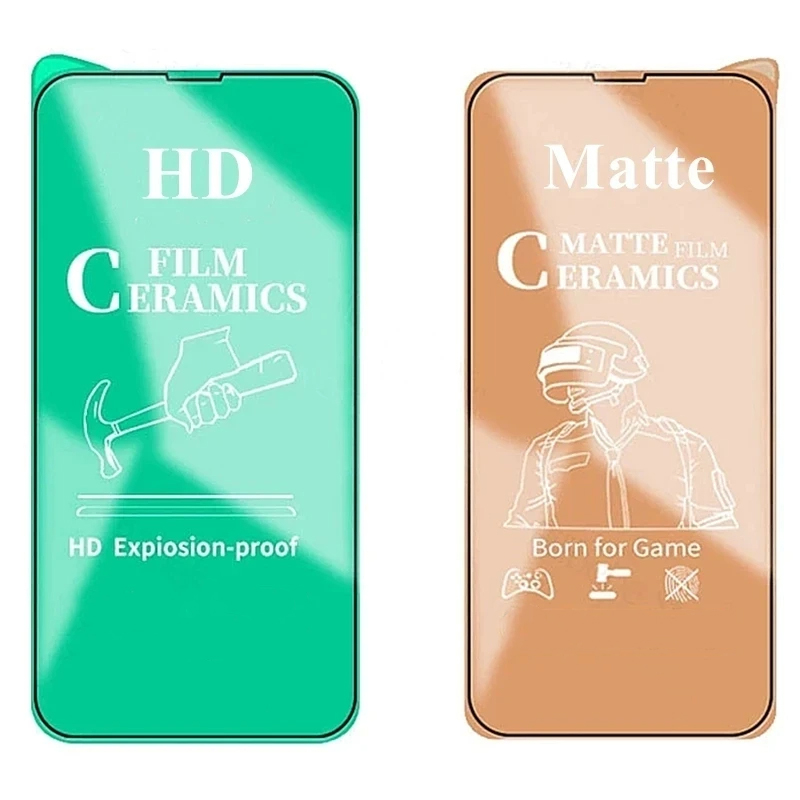7 PluXR X 8ni 14 Max 132 Pro hone 1 for iP5 14 11 13 1 12 4-piece soft matte ceramic film MiPlus XS Max s SE 2020 screen protector. 