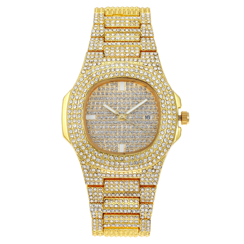 New Hot Rhinestone Quartz Watch Diamond Calendar Ladies Watch Cheap Watch Boys Watch Factory