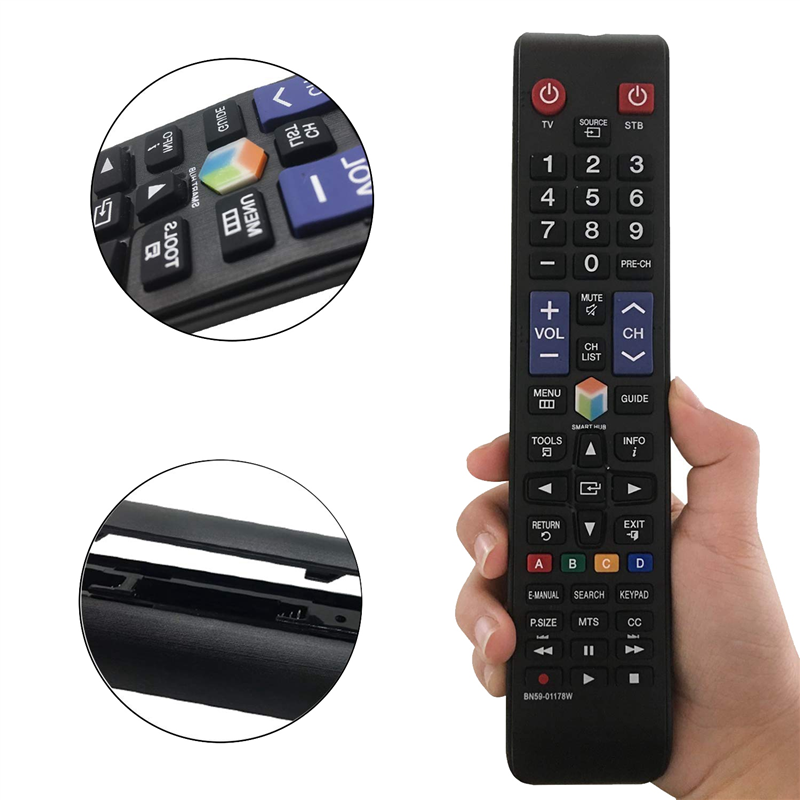 JAERBEE BN59-01178W Replace Remote Control for Samsung LCD Smart TV BN59-01199F BN59-00857A AA59-00637A AA59-00652A BN59-01259E. 