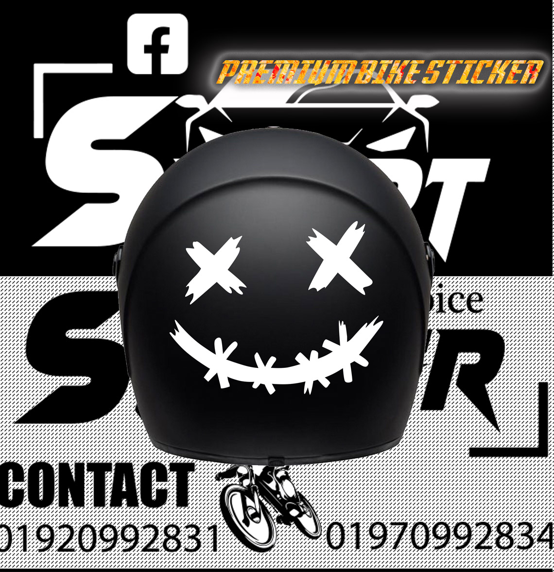 Helmet sticker 2 pcs available premium || best helmet sticker ||customize sticker. 