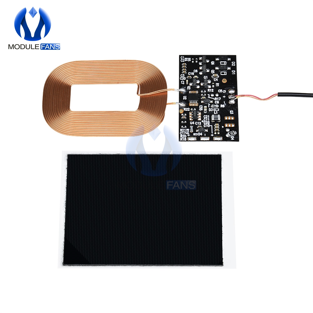 DIY for Qi Standard Wireless Charging Coil Receiver Module Circuit Board DIY Coil For Phone For Battery 5V 1A Fast Quick Charger. 