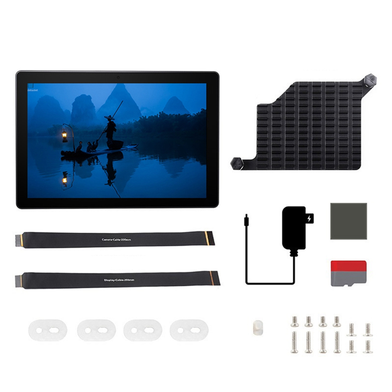 10.1 Inch LCD Display Touch Screen for Raspberry Pi 5 1280*800 Industrial Touch Screen with 5MP Front Camera