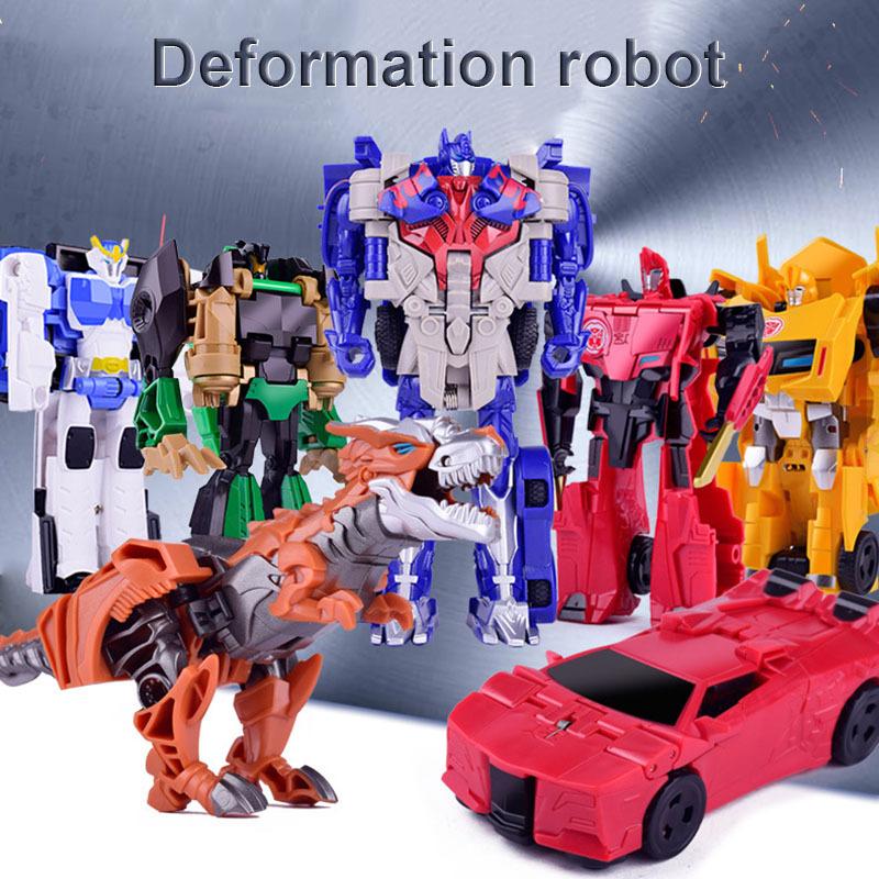 【3C VictoryEagle】Transformation Robot Car Model Action Figures Kids Toys Christmas Gifts Quality Durable. 
