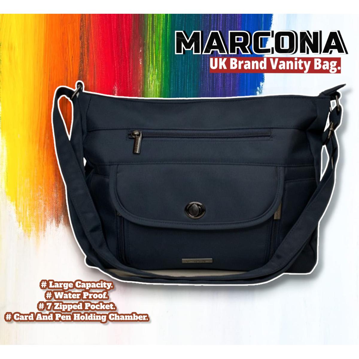Fashionable Waterproof Marcona Uk Brand Large Capacity Female Bag