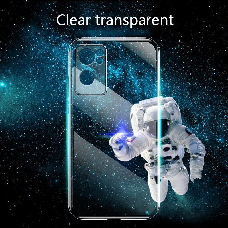 Tokifu For OPPO Reno 7 Pro 5G Back Cover Soft Casing Transparent TPU Simple Case Covers. 