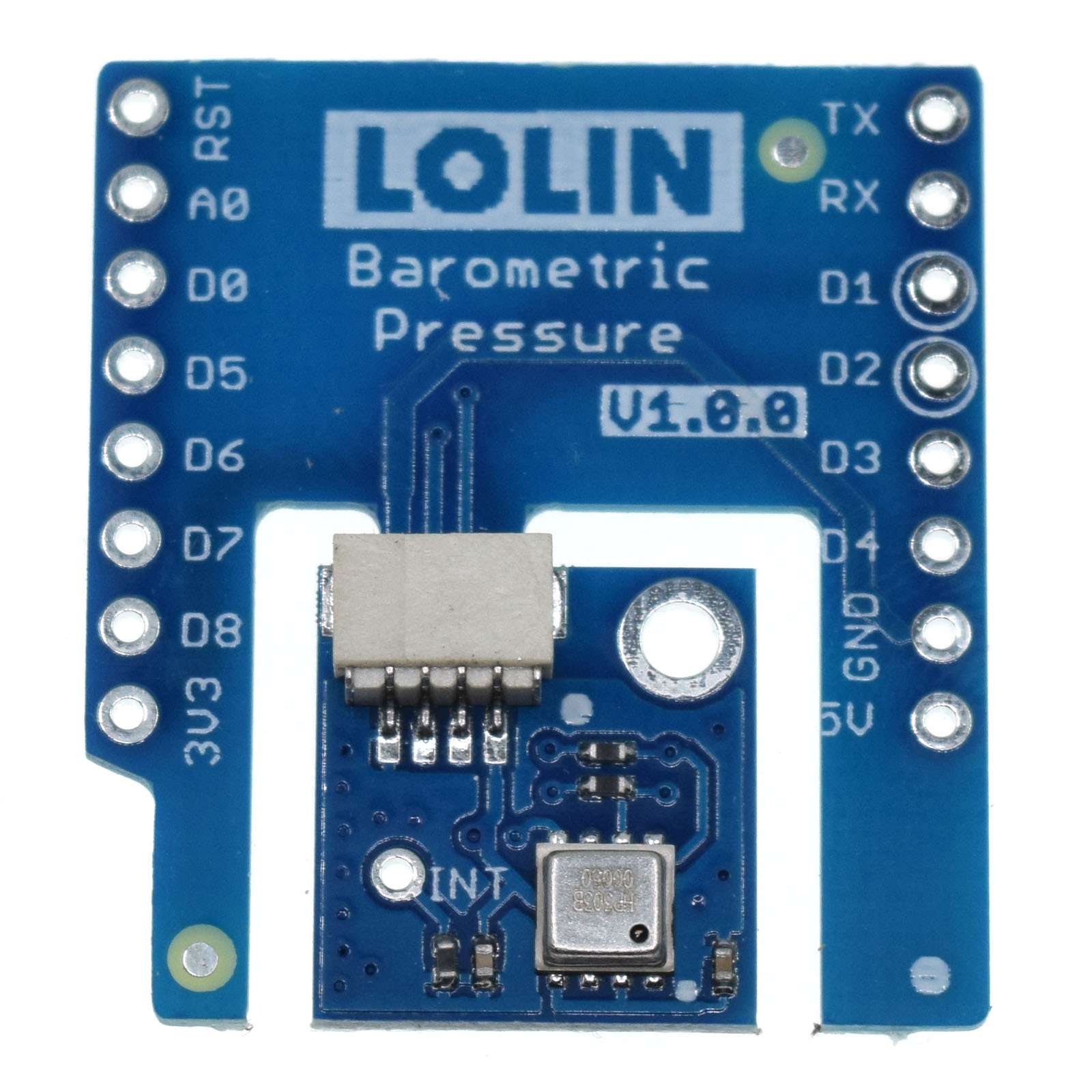 Nax Barometric Pressure Shield V1.0.0 For Lolin Wemos D1 Mini Hp303B I2C Digital Pressure Sensor Module Dps310 Compatible. 