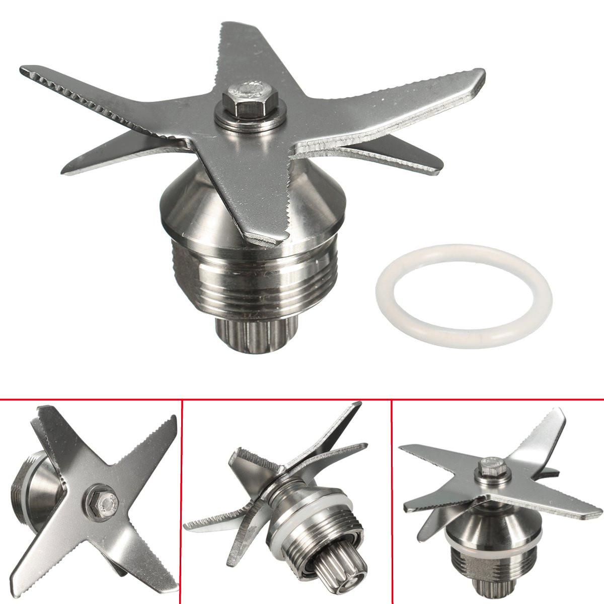 1Pc Ice-Crushing Blender Blade Parts With Sealing Ring For Vitamix 5200 Series. 