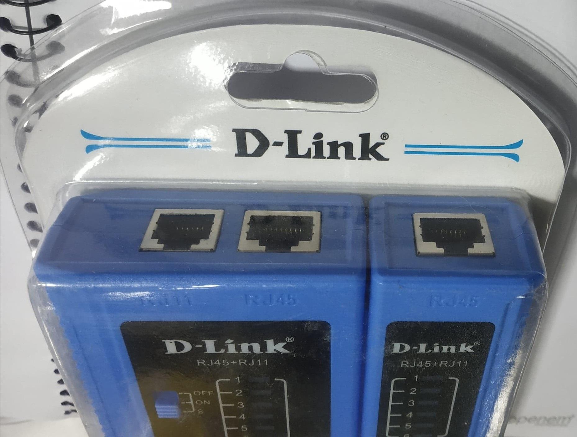 D-Link Networking Cable Tester, Compatible With - RJ45/RJ11/RJ12/CAT5/CAT6. 
