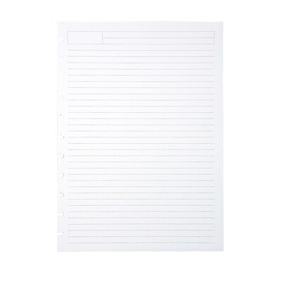 【happy one】Fromthenon A4 Mushroom Holes Refill Ring Notebook Paper Blank Grid Line Disc-bound System Diary Accessories. 