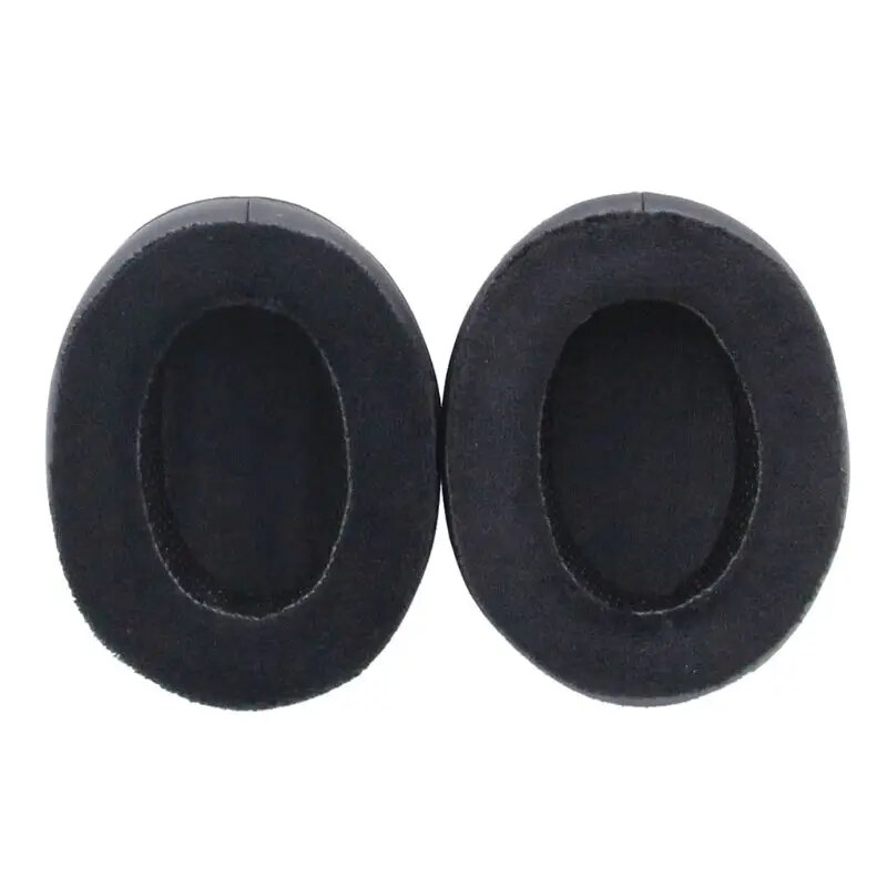 G5AA Hybrid Memory Foam Earpad - Black PU/Velour - Suitable For Large Over Brainwavz HM5 The Ear Headphones