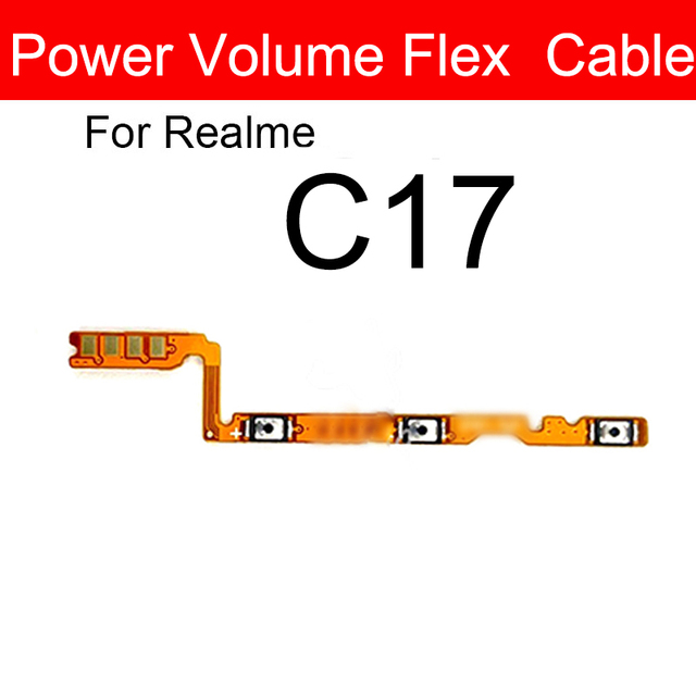 Power ON OFF Mute Switch Control Key Volume Button Flex Cable For OPPO Realme_C17_Realme  7i. 