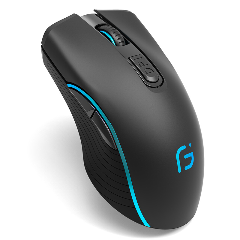 OGORUS cross-border wireless bluetooth mouse charging dual-mode notebook desktop computer silent silent game office. 