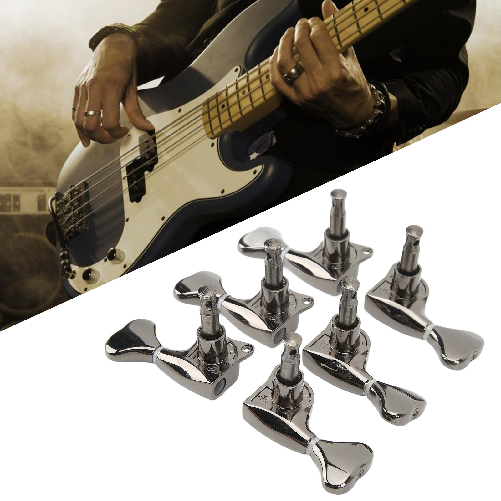Guitar Tuning Keys, Guitar String Tuning Peg 3R3L Metal for Replacement. 