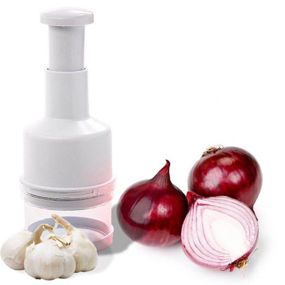 New Kitchen Pressing Vegetable Onion Garlic chili Food Slicer Chopper Cutter Peeler Dicer Home Kitchen Tool Random Color