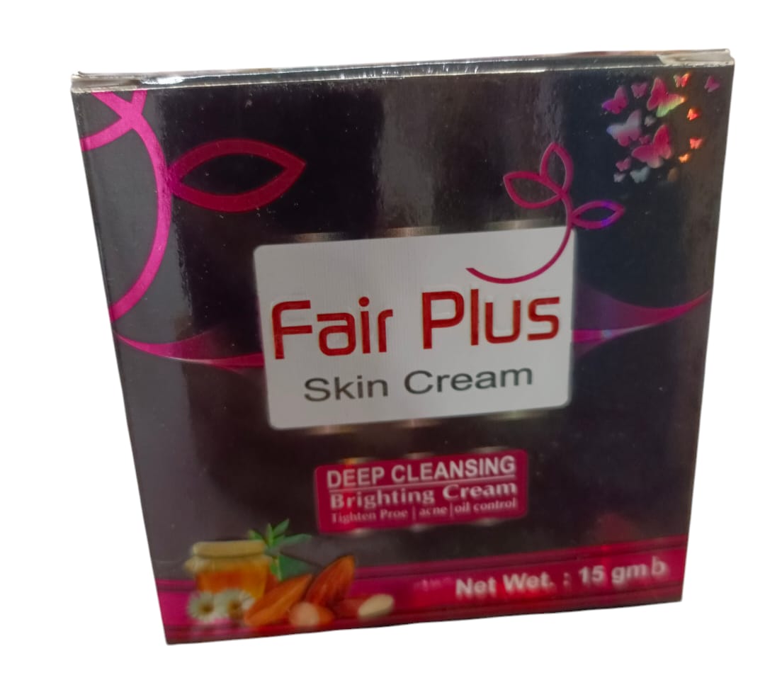 Fair Plus Skin Cream Deep Cleansing Braitening Cream 15 gm. 