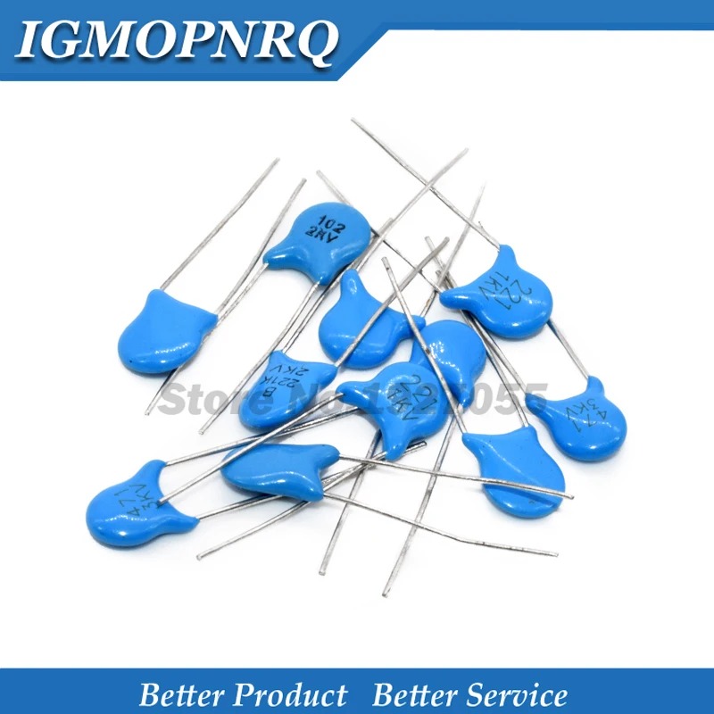 50PSC 330pF 1KV High voltage Ceramic Capacitor Assorted kit Assortment Set 331K 1KV