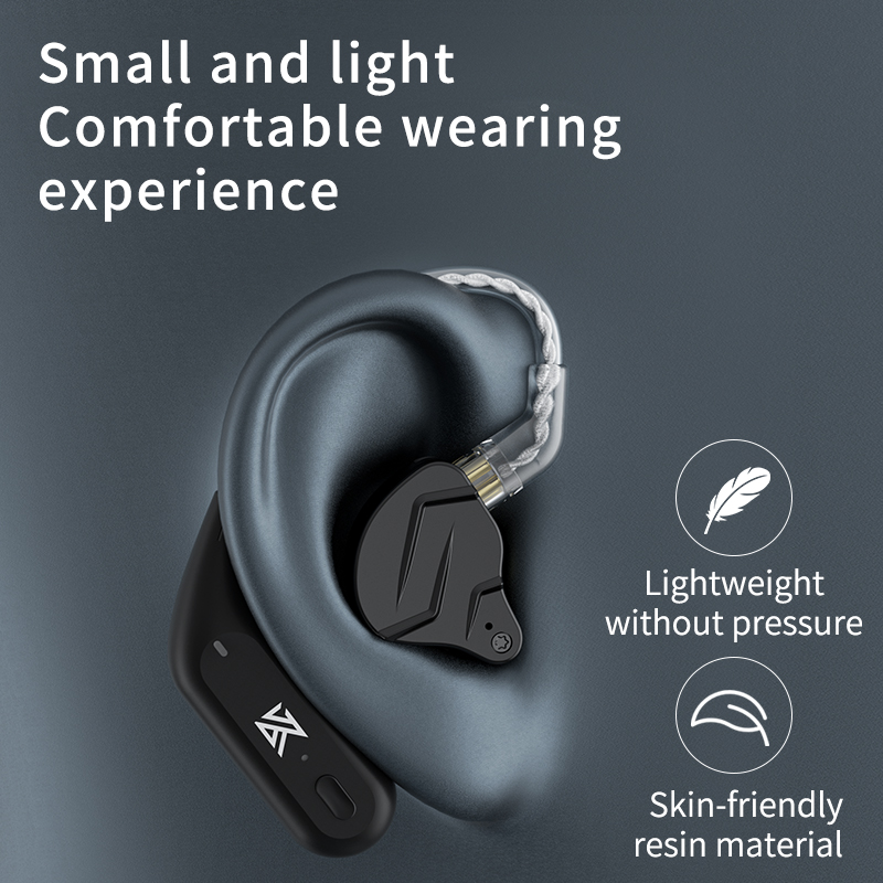 KZ AZ09 HD Bluetooth Module Wireless Upgrade Cable Bluetooth 5.2 HIFI Wireless Ear Hook C B PIN Connector With Charging Case. 