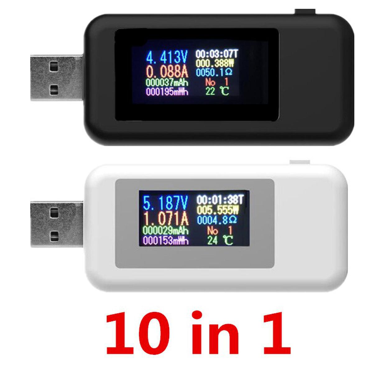 KWS-MX18 10 in1 Digital LCD Display USB Tester