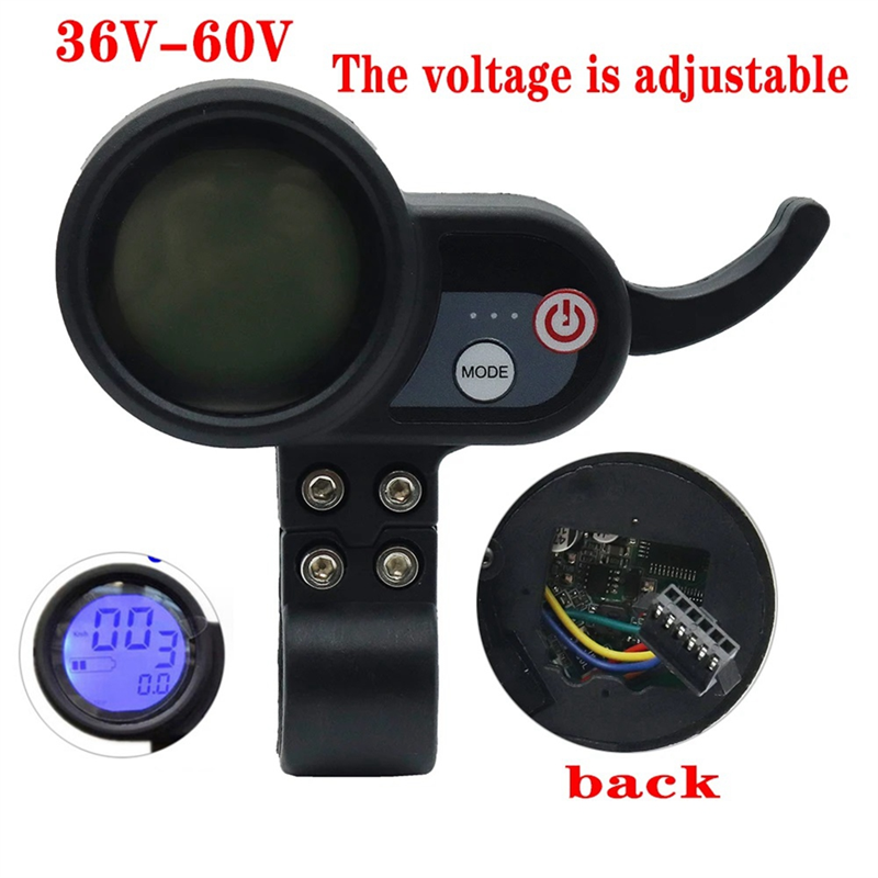 60V 25A Brushless Controller Dual Motor+36V-60V LCD Display Dashboard for Electric Scooter E Bike Component. 