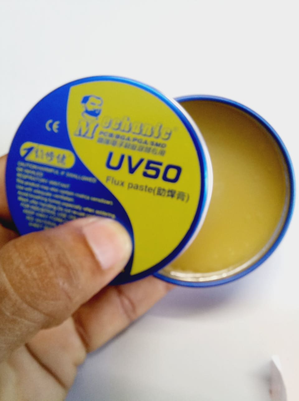 MCN UV50 Halogen Free No Clean Solder Paste Flux Soldering Tin IC Parts Soldering Iron Welding Fluxes For PCB BGA PGA SMD Electric Soldering Iron Cream Fluxes. 