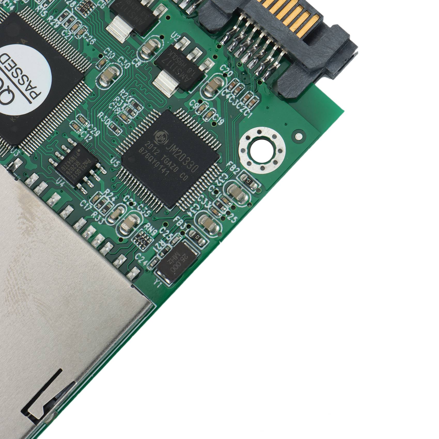 SRIWEN SD SDHC Secure Digital MMC Memory Card to 7+15P SATA Serial ATA Converter Adapter Easy Installation No Driver Required. 
