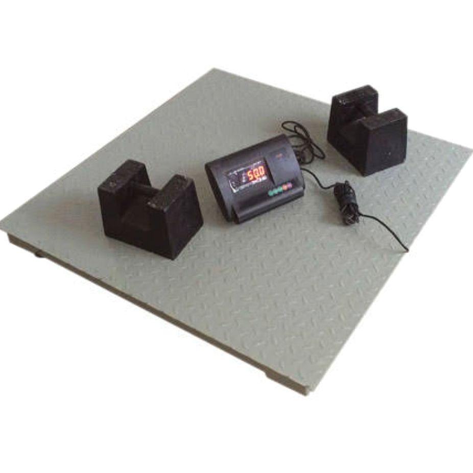 A12E Digital Floor Scale 1.5t/2t/3t/5t Capacity 4 Sensor(Iron,Cement,Steel,Engle Weighing). 