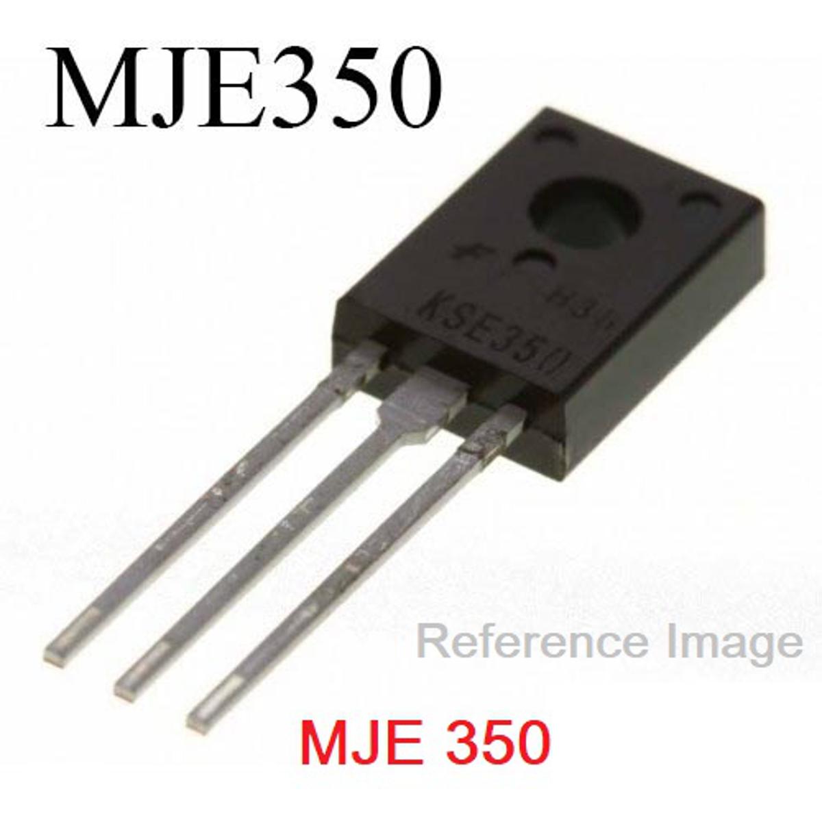 3Pcs- MJE350 MJE 350 E350 PNP Transistor 300V 5A 20W Electronic Power Transistor NPN Switch Mode Triode Bipolar Transistor TO-126 Package 3Pin Leads 