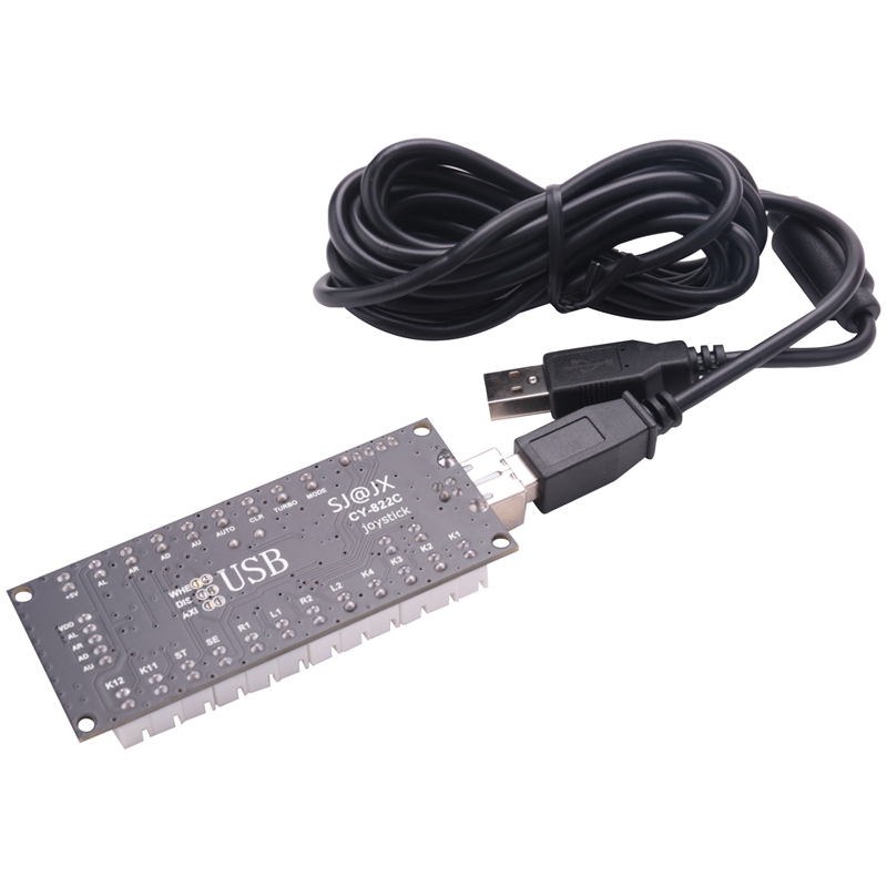 Zero Delay Arcade Usb Encoder Pc To Joystick For Mame Jamma & Other Pc Fighting Games. 