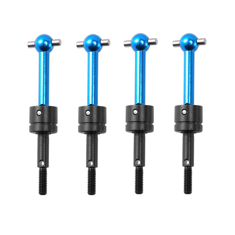 4 Pcs Metal Universal Drive Shaft CVD 53792 for Tamiya TT-01 TT01 TT-02 TT02 TA04 1/10 RC Car Upgrade Parts