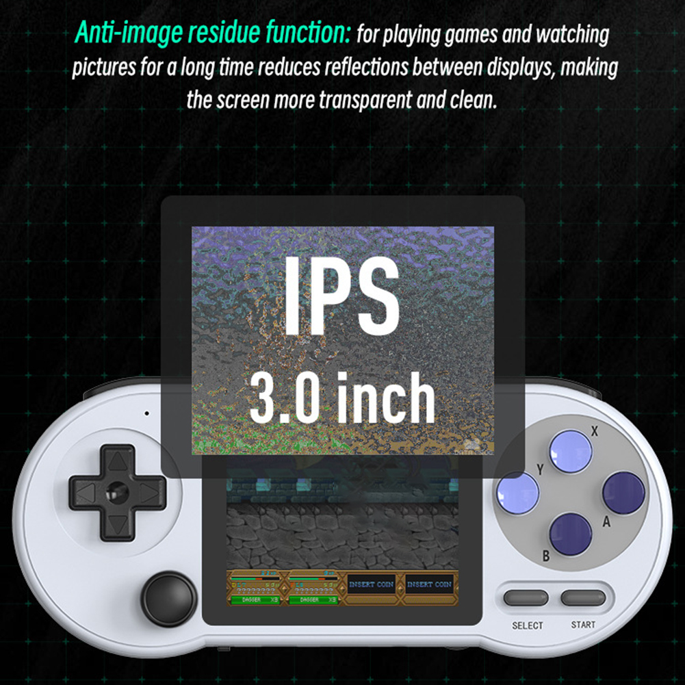 DATA FROG SF2000 Portable Handheld Game Console 3 inch Retro Game Consoles With 6000 Games Classic Mini Video Games for Kids. 