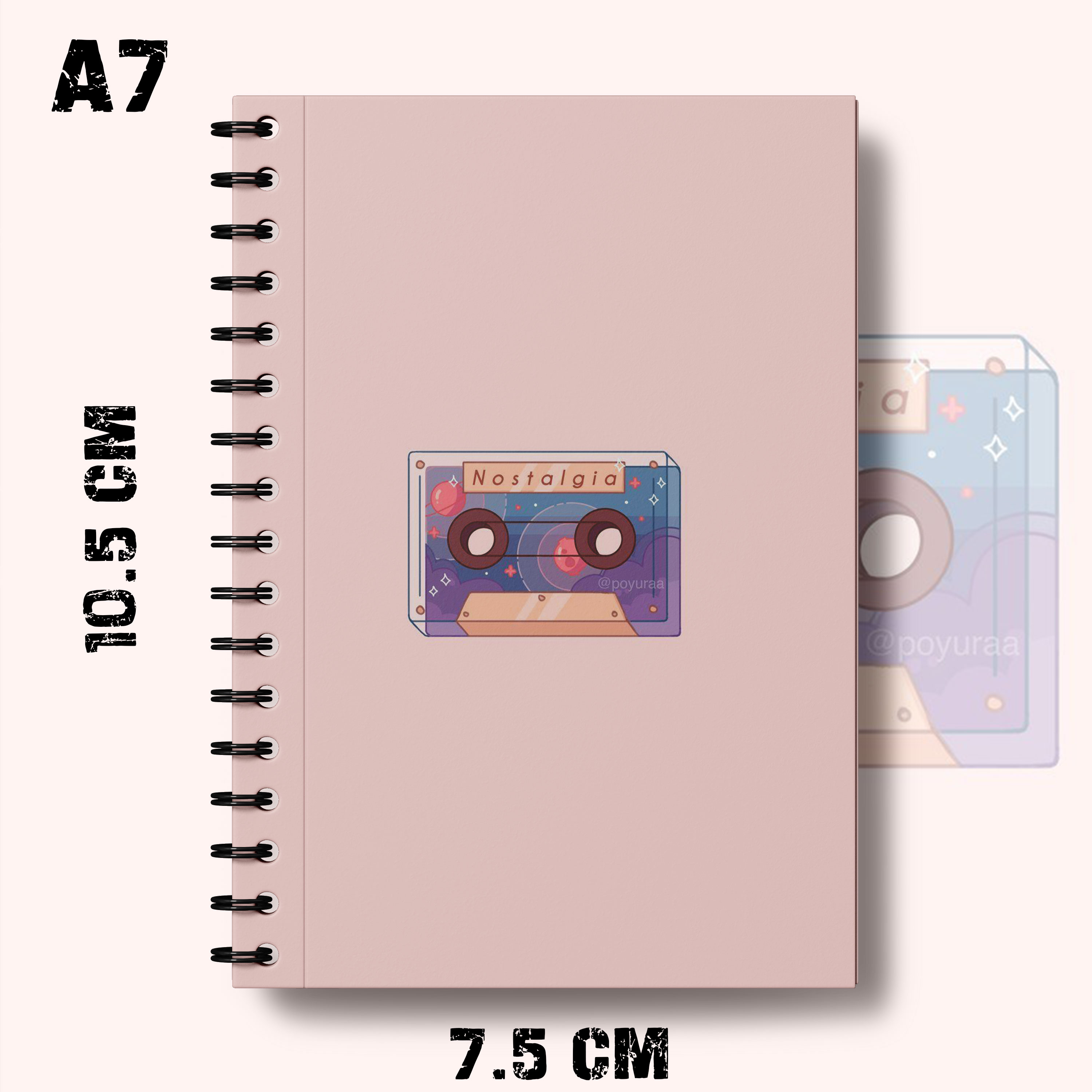 Notebook A7 Mini Size City Design Doodle Art Digital Art Daily Planner Writing Journal Professional Personal Use Pad k289 k296. 