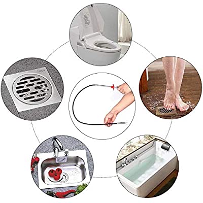 1 pice drain snack drain cleaner cleaner cleans cleaner clinning tools Spring Pipe Dredging Tools -5 feet. 