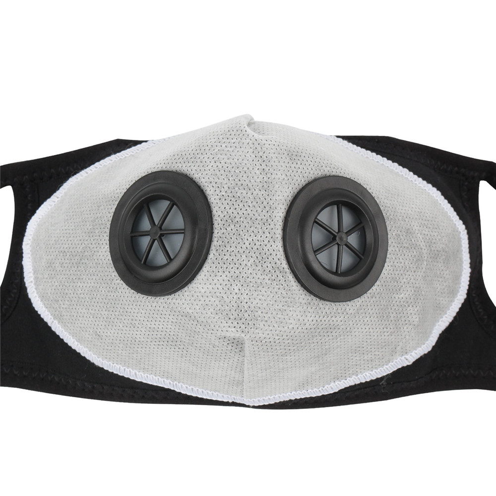 Anti haze and dustproof face shiled Three-dimensional arc active carbon filter face protection active carbon PM2.5 face mask filter Professional Breathable mouth cover brand new and high quality. 
