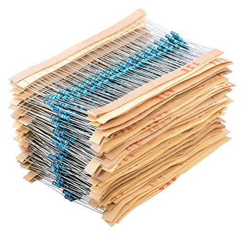 50Pcs- Tolerance 1% 390 Ohm Resistor 390 Ohm Carbon Film Resistor 390 Ohm 1/4W Resistance 0.25 Watt Fixed Resistors 2 Pin Leads. 