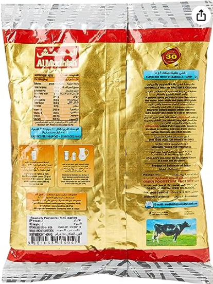 Al Mudhish Instant Full Cream Milk Powder 2500gm. 