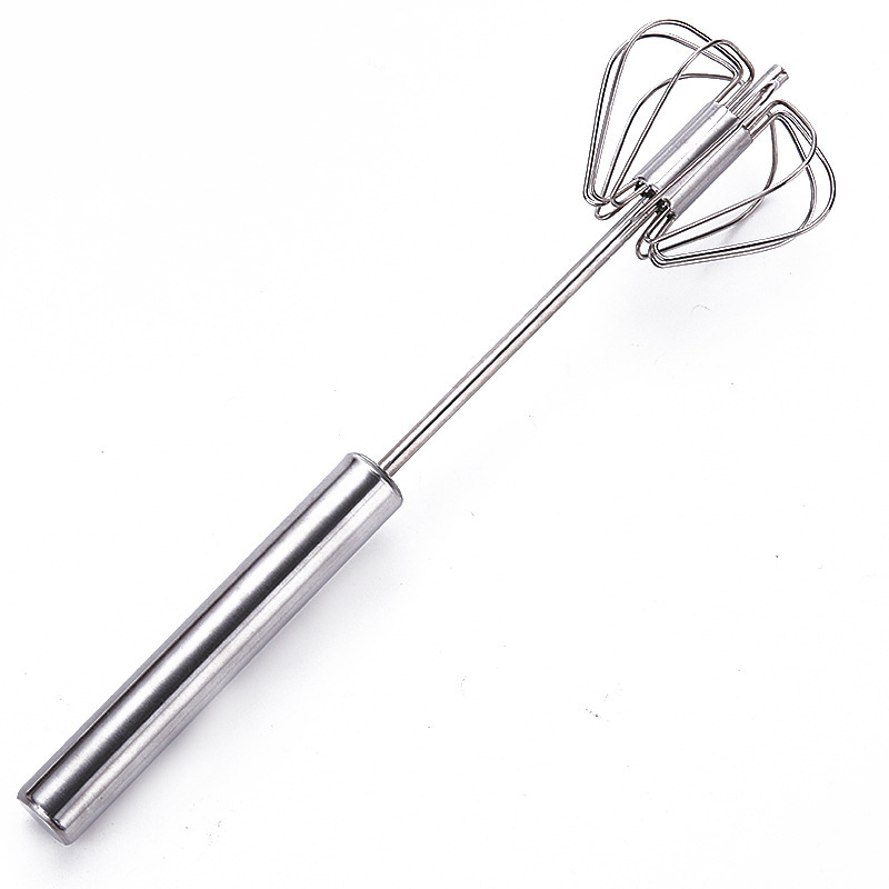 Home Semi-Automatic Stainless Steel Egg Whisk Household Whisk Cream Manual Whisk Egg Wirrel Egg Wrecker Egg Stick Baking. 