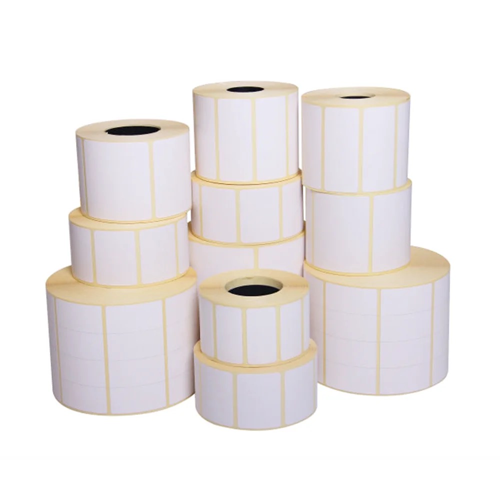 Barcode Labels | 50x25mm (2x1 inch) - 1000 Labels per Roll | Direct Thermal (DT) Stickers | Smudge-Free, Fade-Resistant, High-Quality Print for Barcode, Shipping, Addressing & Organization | Premium Self-Adhesive Thermal Labels - White. 