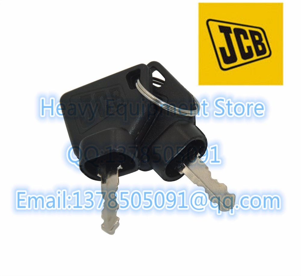 2 Pcs Ignition Start Key Switch Starter key For JCB 3CX Excavator JCB Bomag Excavator Key Most JCB Digger Replacement Parts. 