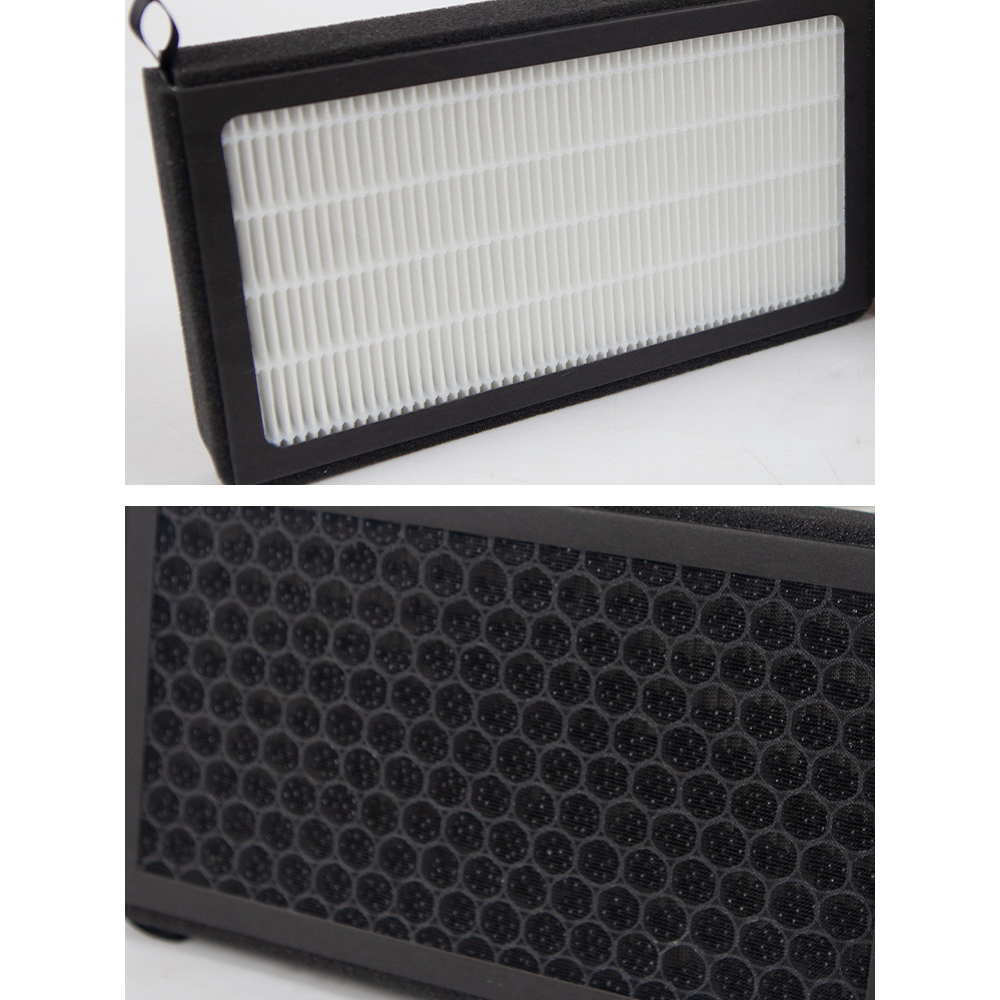 Vehicle HEPA Activated Carbon Filter CN95 Cabin Air Filter Air Filter Screen Replaceable Air Filter Car Accessories Compatible With Model3 / X. 