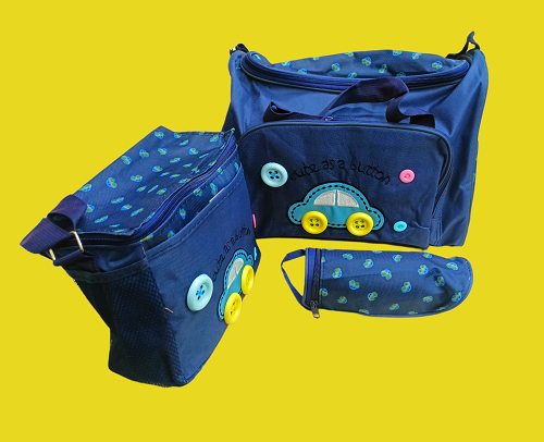 Uniquee Design Mother Diaper Bag 3 Pecs Set (Color/Print as Per Stock). 