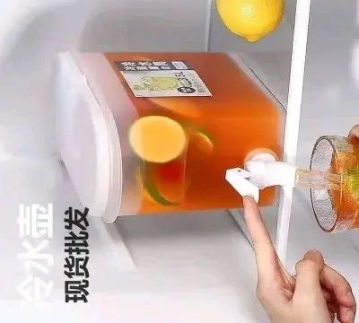 CHHELL 3.5L Drink Dispenser with Tap Reusable Plastic Drinks Dispenser Leak Proof Drinks Dispenser with Lid Bulk Beverage Containers 4.3 * 10 * 7 inch Bottled Water Dispenser. 