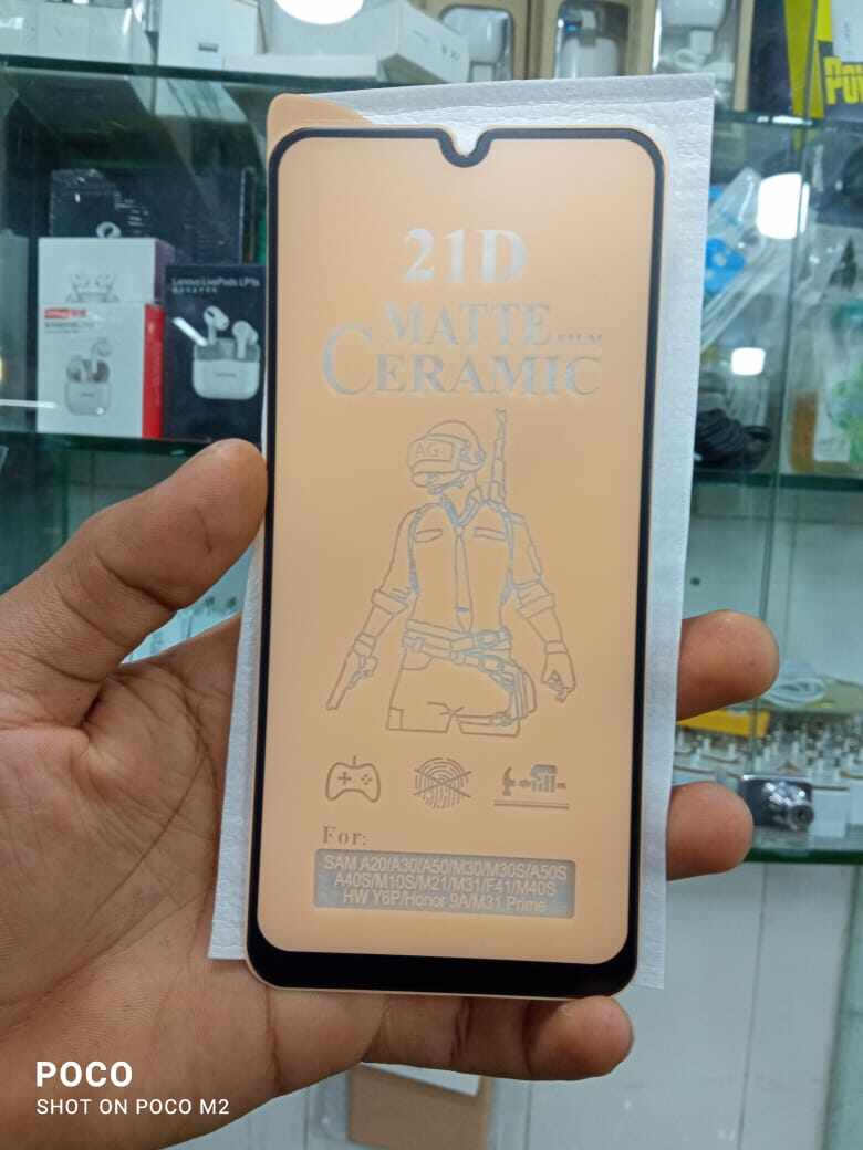 For Xiaomi Redmi NOTE 9s/9pro/9 pro max  Matte Finish Ceramic's Matte Tempered Glass Screen Protector - Clear. 
