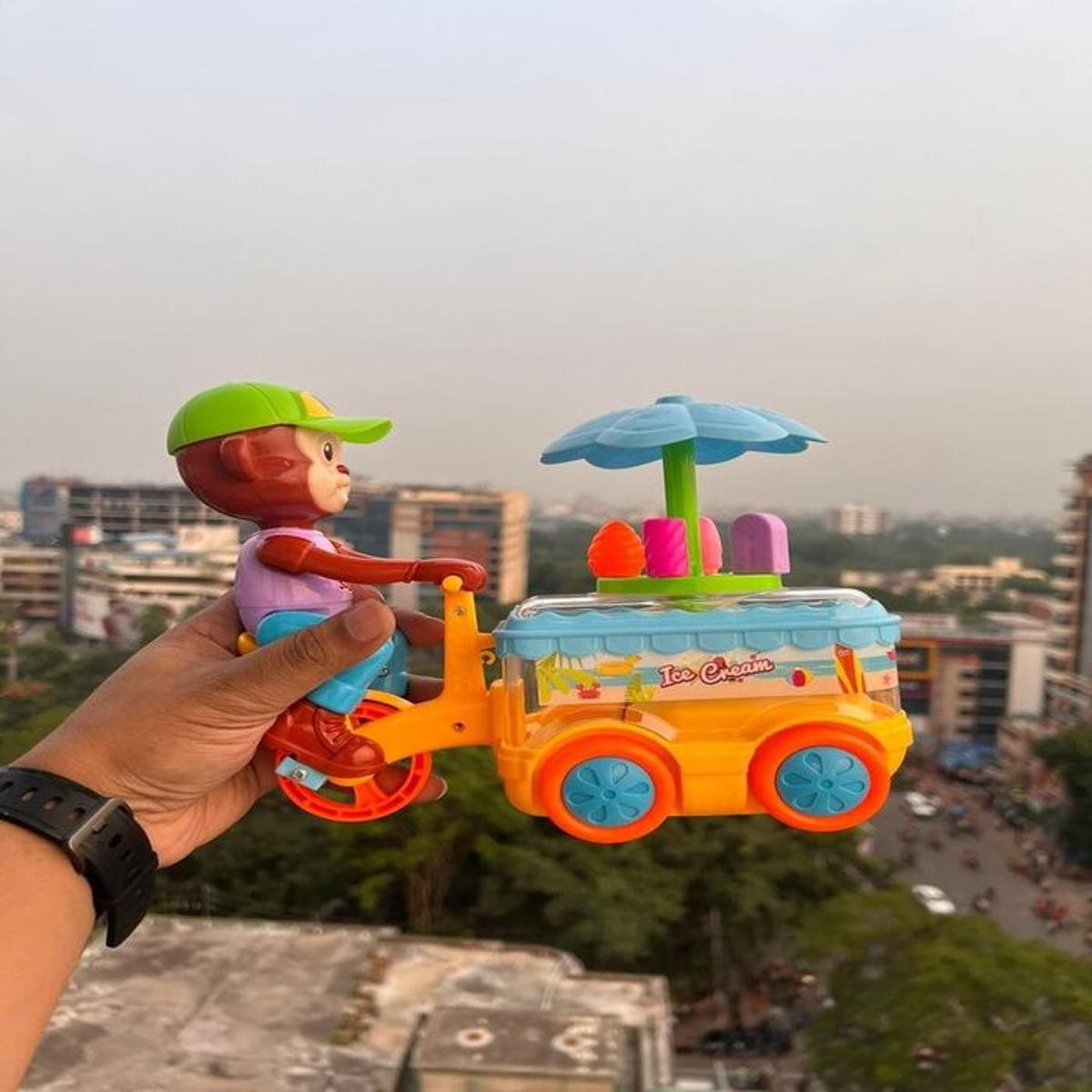 Kids Ice Cream Car Toy With Light Music | Daraz.com.bd