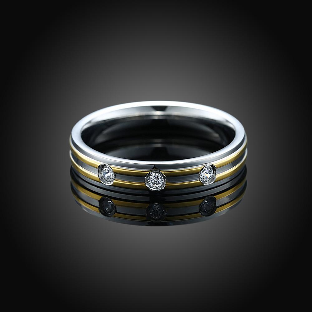 TGR155, TGR156 Men's Accessories Diamond Stainless Steel Ring Gold Size 10 - Tgr156-a-10 men's 10. 