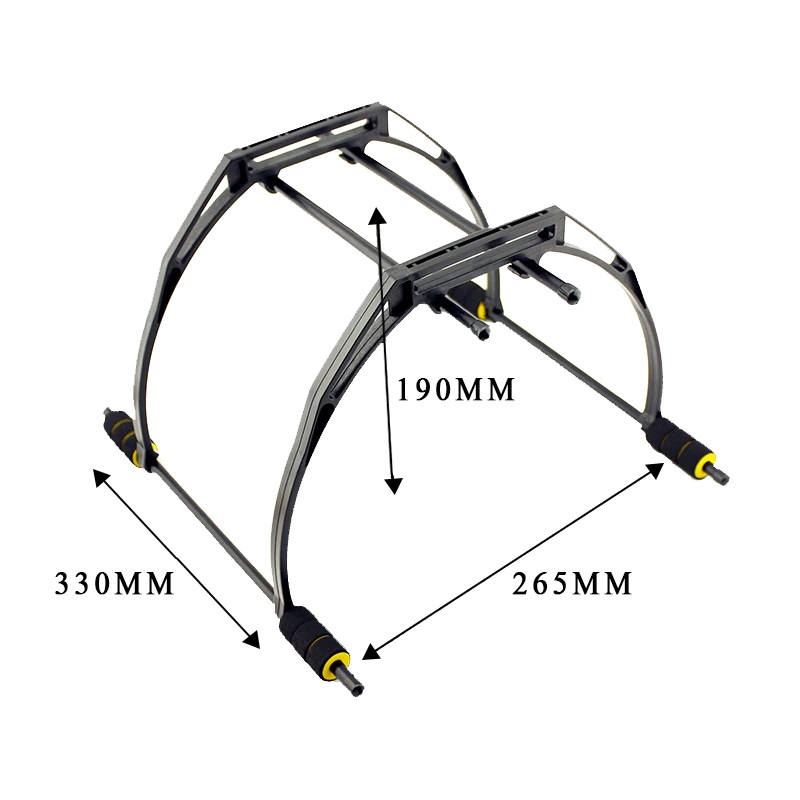 DJI F550 Hexa PCB Frame with Long Landing Gear. 