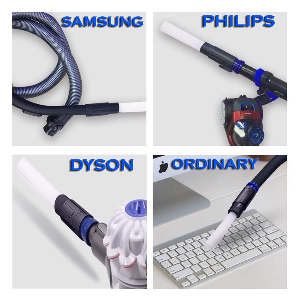 Cleaning Tool Attachment Brush Adaptor Set for Dyson V7 V8 V10 V6 DC35 DC61 DC62 Vacuum Cleaner Dust Daddy Multi-functional Tool. 